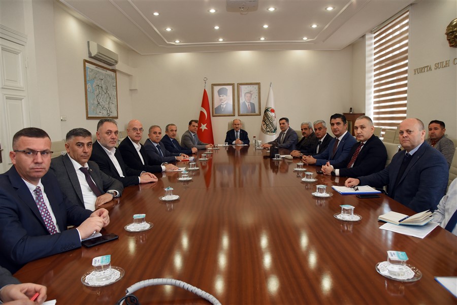 Öneri Sanayi Alanlarının Tespitine Yönelik Vali Karadeniz Başkanlığında Toplantı Yapıldı